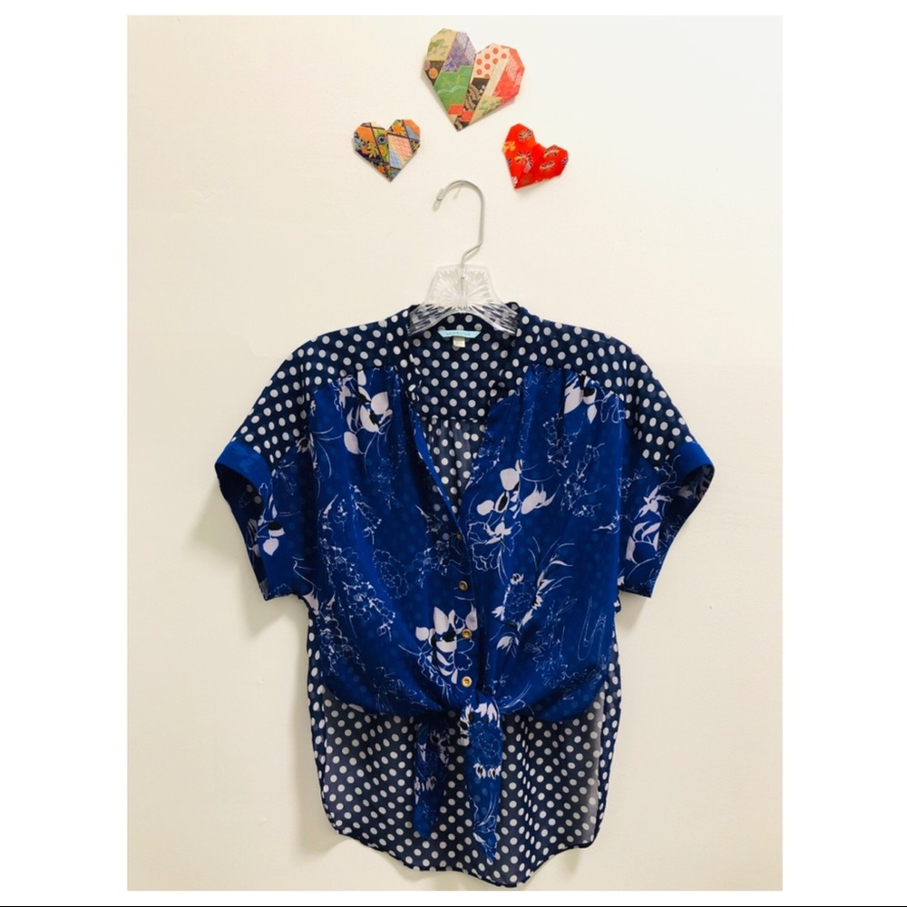 Anthropologie (Leifnotes) cropped blouse